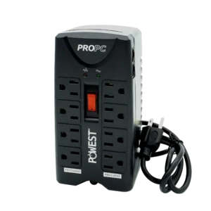 Frente con cable PROPC 1000 REGULADOR DE VOLTAJE PRO PC 1000